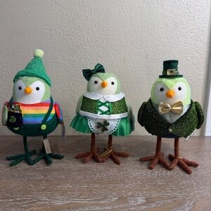 Target Green and White Holiday Owl Decor Set